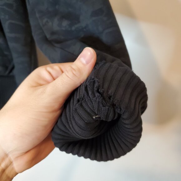 Y2K Fox Racing Sasquatch Fur Lined Zip Up Hoodie Black Size M - Picture 6 of 7